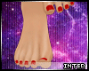 REALISTIC FEET - RED