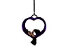 Purple/Black Heart Swing