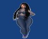 dar blue sparly bodysuit