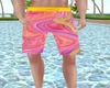 Tropical sea babe shorts