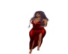 {LS} Red Silk Gown