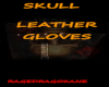 SKULL LEATHER GLOVES