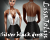 LJ* Silver black dress