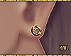♦ Mini Ear Plugs GOLD