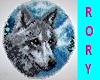 Wolf Round Rug
