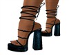Aqua Laced Heels