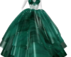 Emerald wedding gown