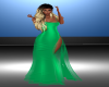 Brandy Green Gown
