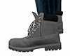 Gray Lace Work Boots F