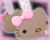 ! tan kitty ear muffs <3