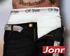 Open Pants Jeans Black