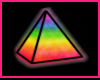 Neon Rainbow Pyramid