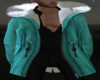 Teal Christmas Jacket ~