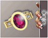 S! Red Crystal Ring