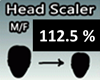 Scaler Head 112.5% M/F