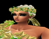 hairpiece gold flowers
