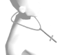 tennis cross rosary