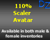 110% Scaler Avatar - M