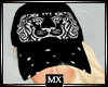  !Mx! black  cap& hair