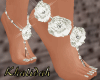 K♛-flower feet/white