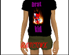 BRAT KID  T SHIRT