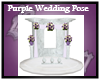 Purple Wedding Pose