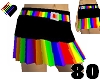 [80]rainbow skirt