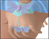 Blue Butterfly Gloves