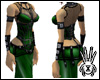 Green Bondage Gown