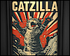 Catzilla Framed