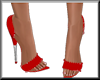 [LM]Sexy Satin Pumps RED