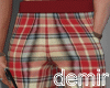[D] Plaid pajamas