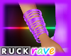 -RK- Rave Bracelt Purple
