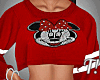 T! Glam Red Crop Top