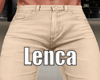 Tight beige jeans