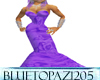 PurpleSilk Fishtail Gown