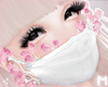 x Flower Mask Pink