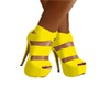 yellow sexy heels