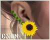Sunflower Earrings L+R