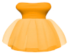 Chelsie Orange Dress