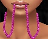 Purple Glitter Beads