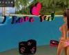 Animated "I Love You'box