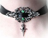 Gothic Emerald Choker