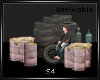 ♥ Tire Drums Set