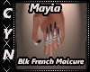 Mayai BlkFrench Maincure