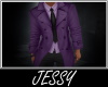 Elegant Coat Purple
