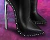 Blacl Leather Boots