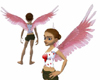 Pink Animated Angel Wing