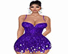 purple sequins dress