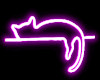 Sleepy Cat Neon Sign